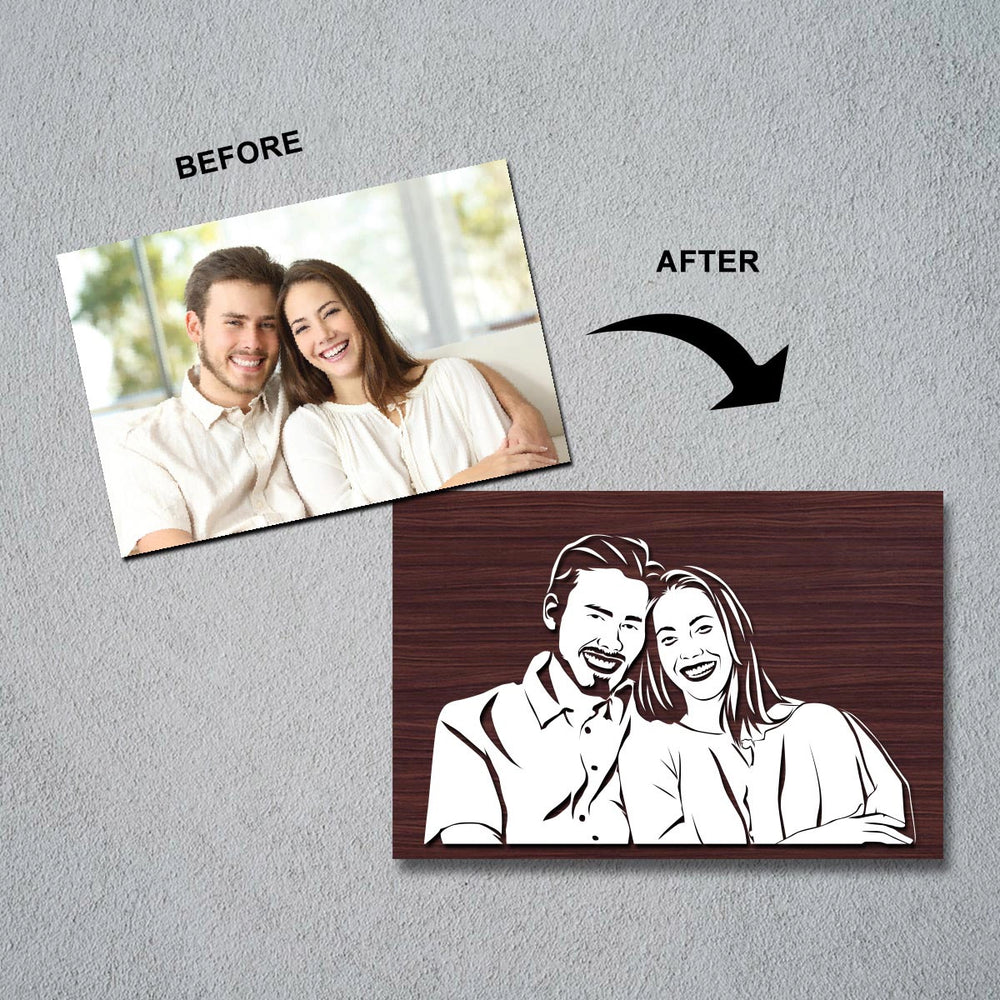 
                  
                    Personalized LED Wooden Decal – Custom Photo Gift for Couples
                  
                