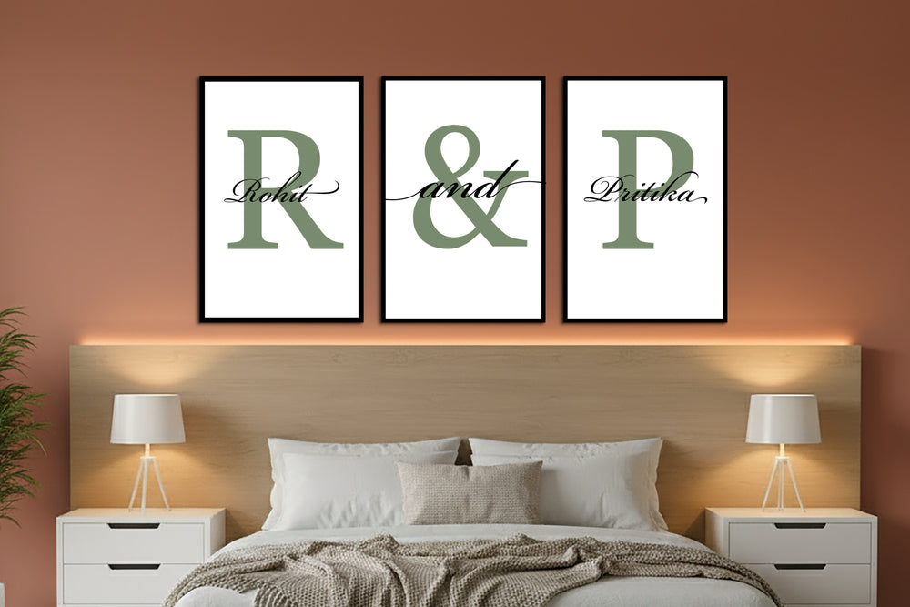 
                  
                    Three-Piece Personalized Art Frames
                  
                