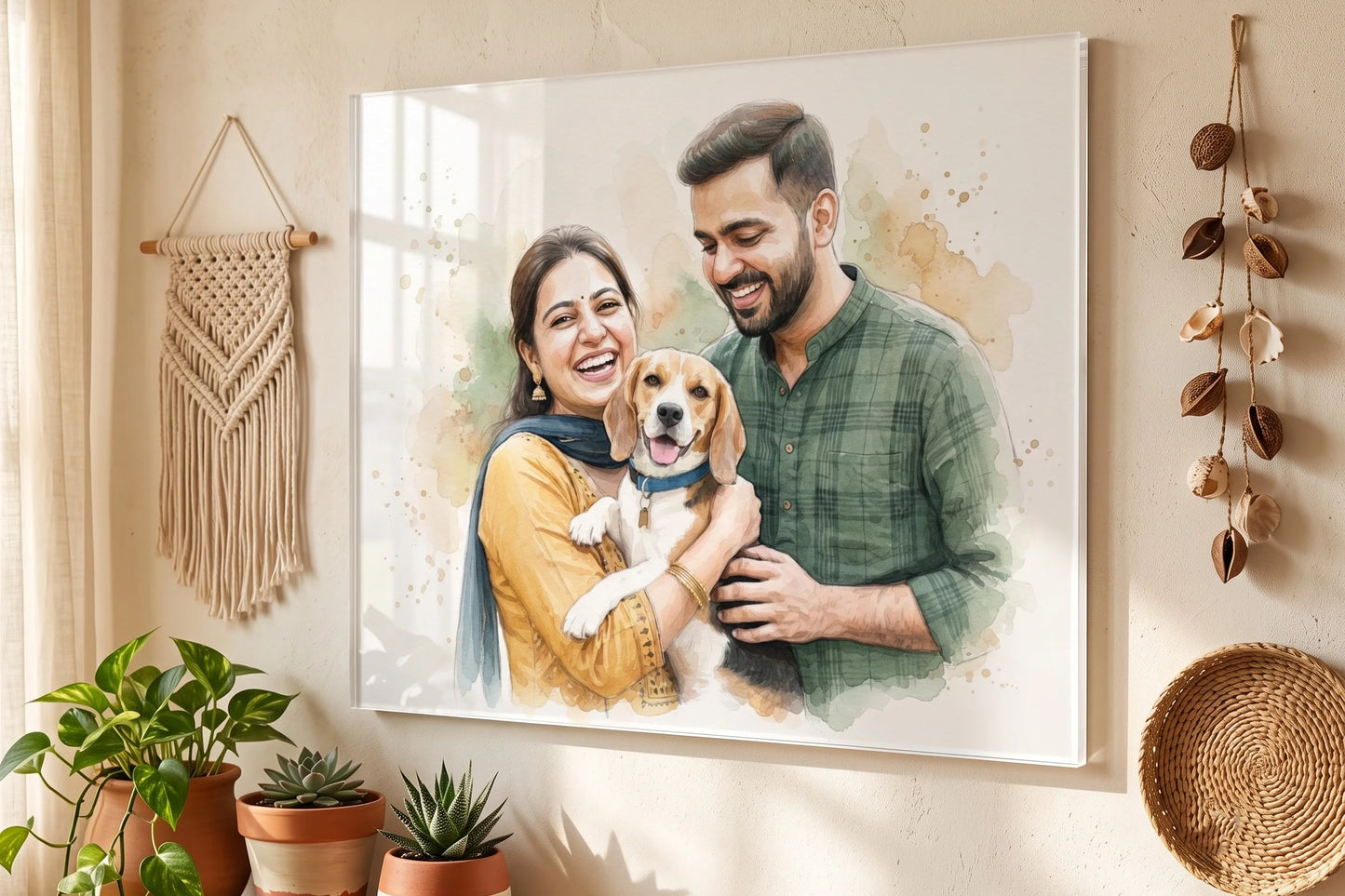 
                  
                    Fur Baby Forever — Custom Watercolor Pet Portrait | Personalized Canvas & Frame Gift India
                  
                