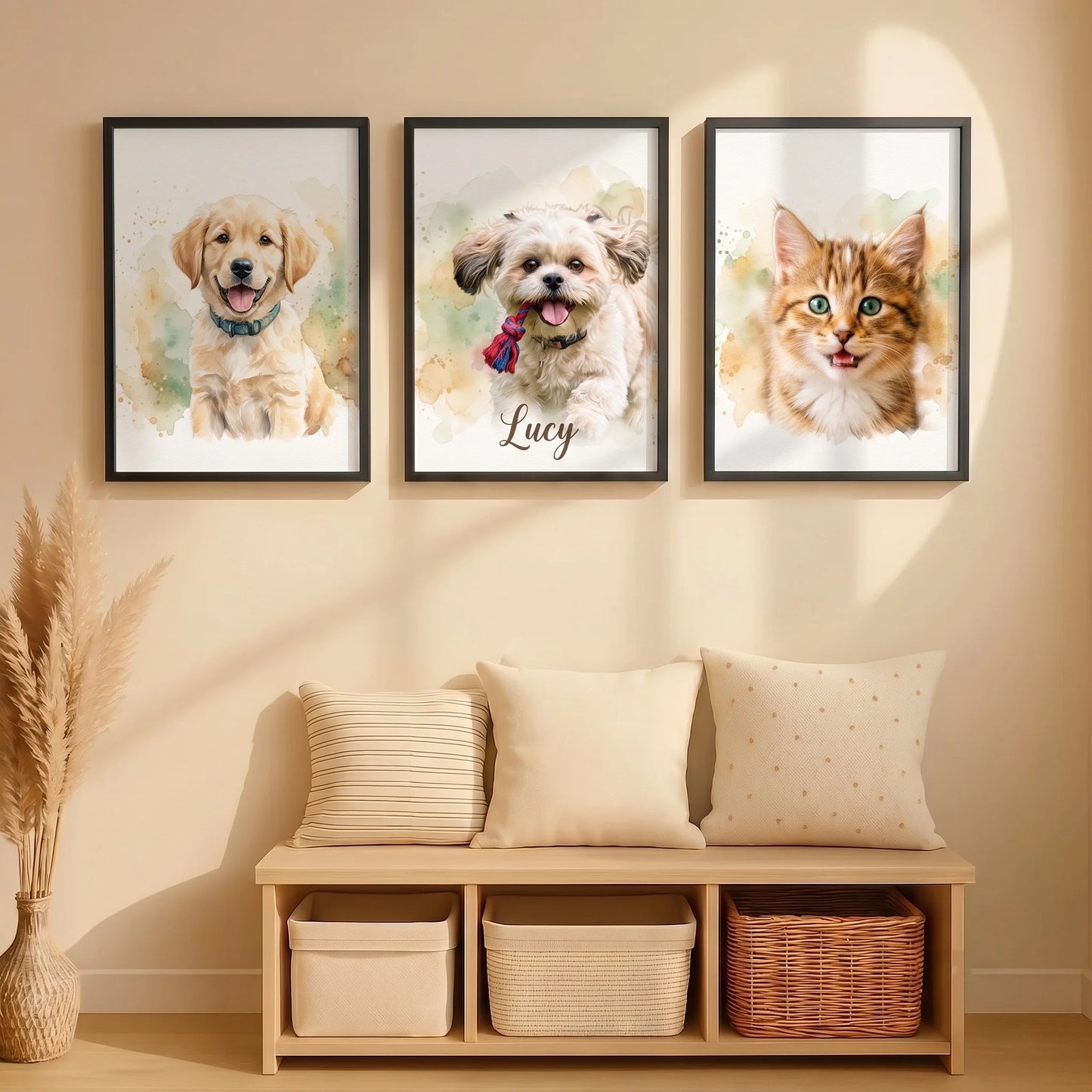 
                  
                    Fur Baby Forever — Custom Watercolor Pet Portrait | Personalized Canvas & Frame Gift India
                  
                