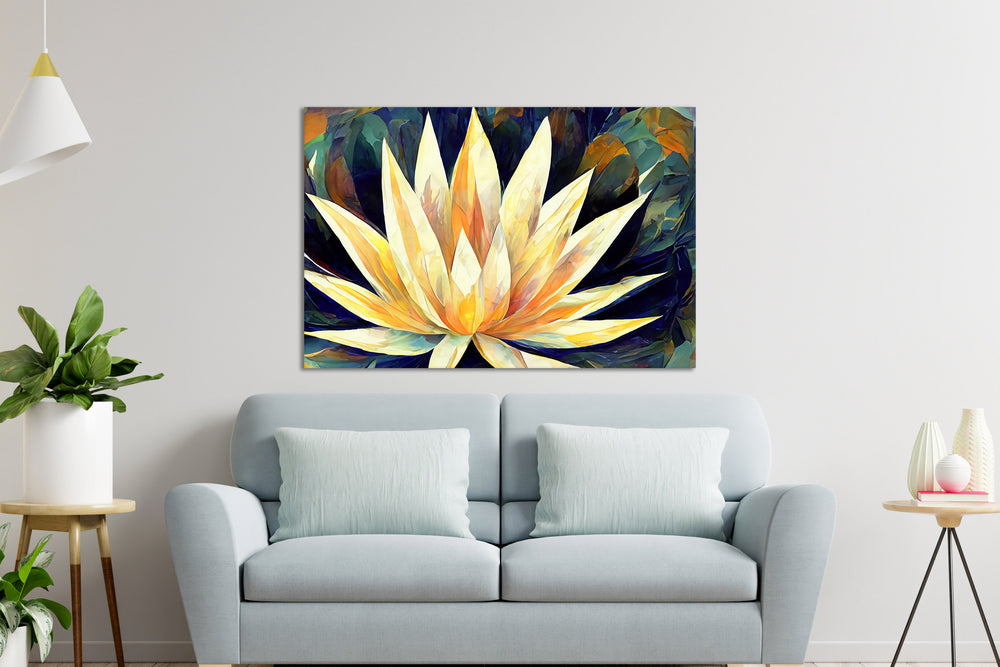 A Vibrant Yellow Flower Painting