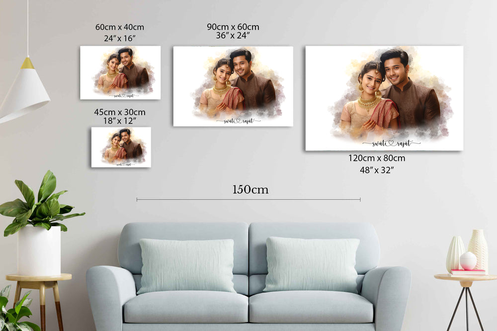 
                  
                    Water Splash Couple Portrait
                  
                