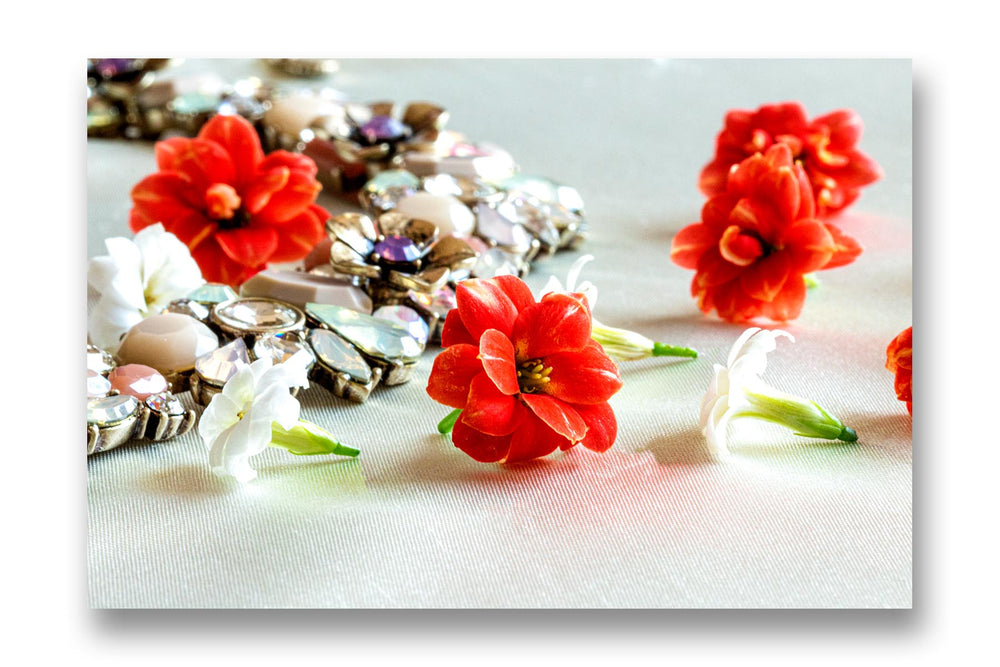 Jewel & Flower Canvas art