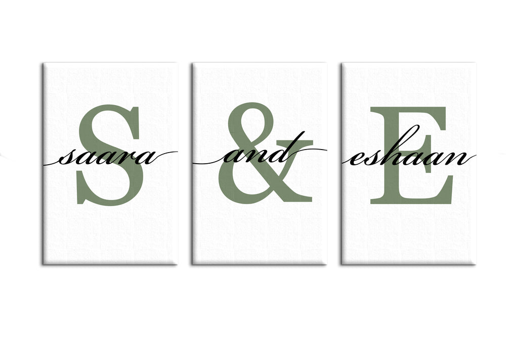 
                  
                    Three-Piece Personalized Art Frames
                  
                