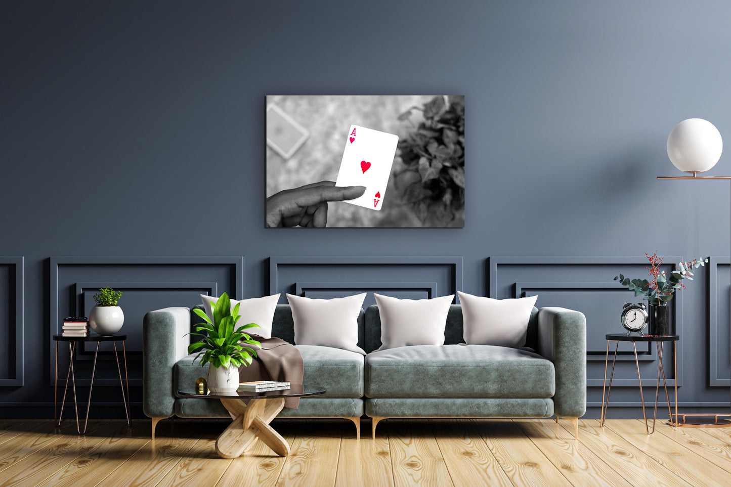 Ace of hearts photo prints