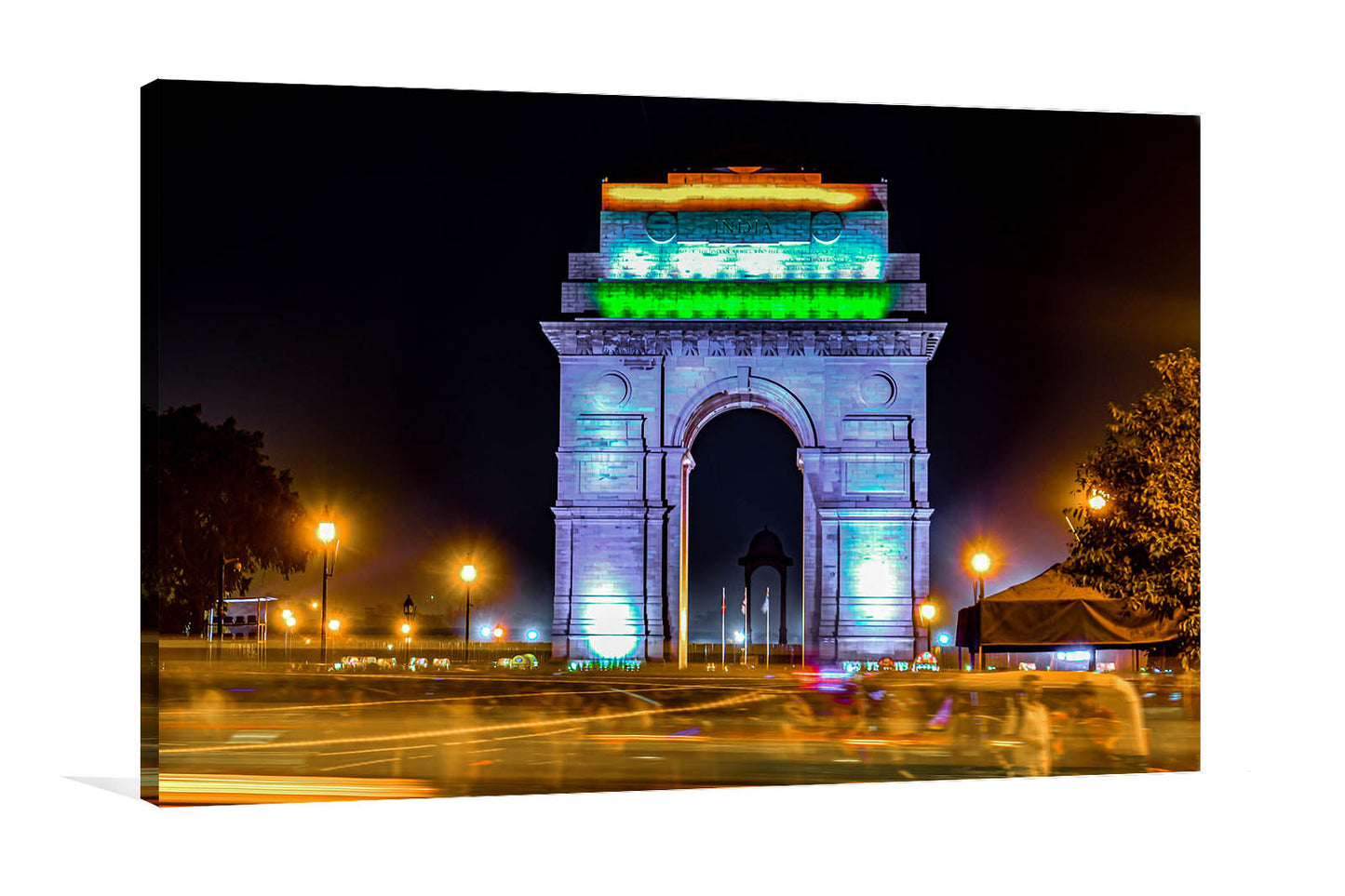 India Gate Print on Canvas