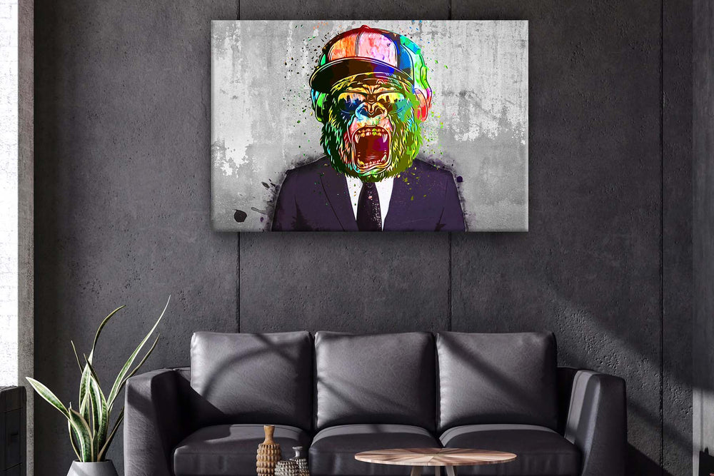 
                  
                    Monkey Abstract wall art
                  
                