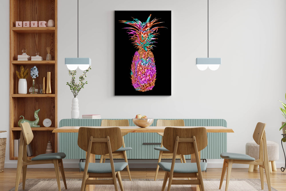 Pineapple canvas painting