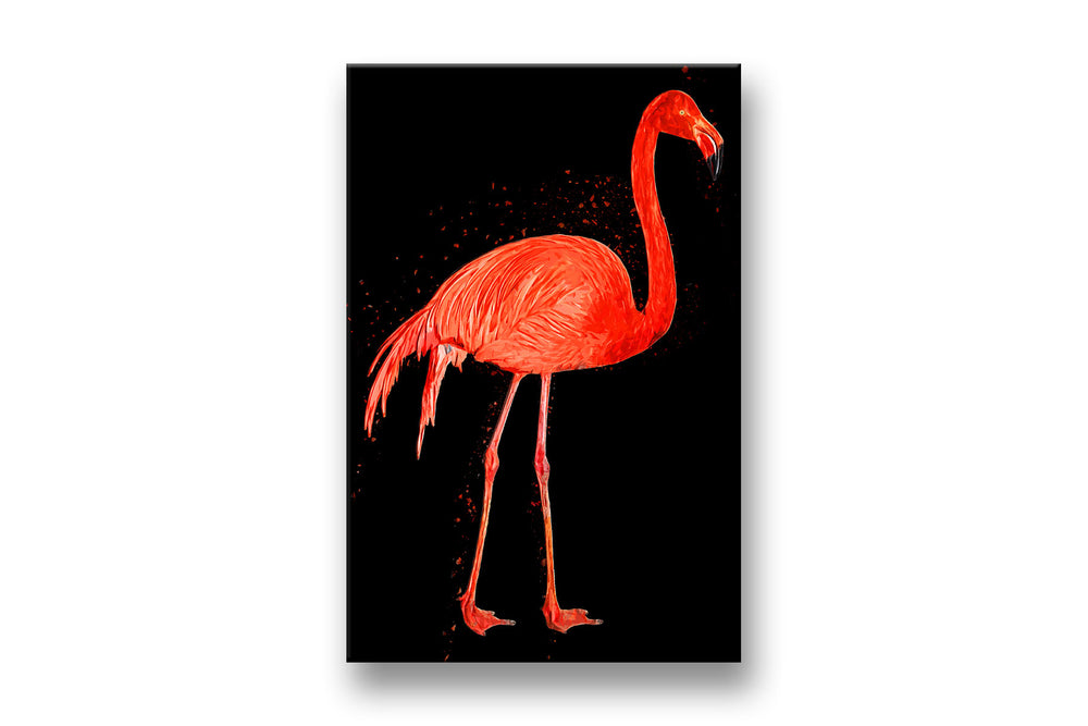 Flamingo Art Canvas and Acrylic Print