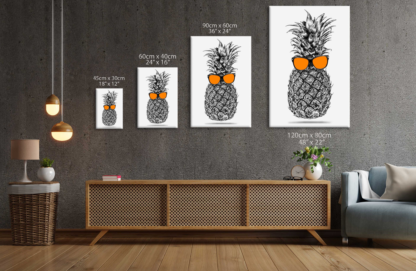
                  
                    Pineapple canvas print
                  
                