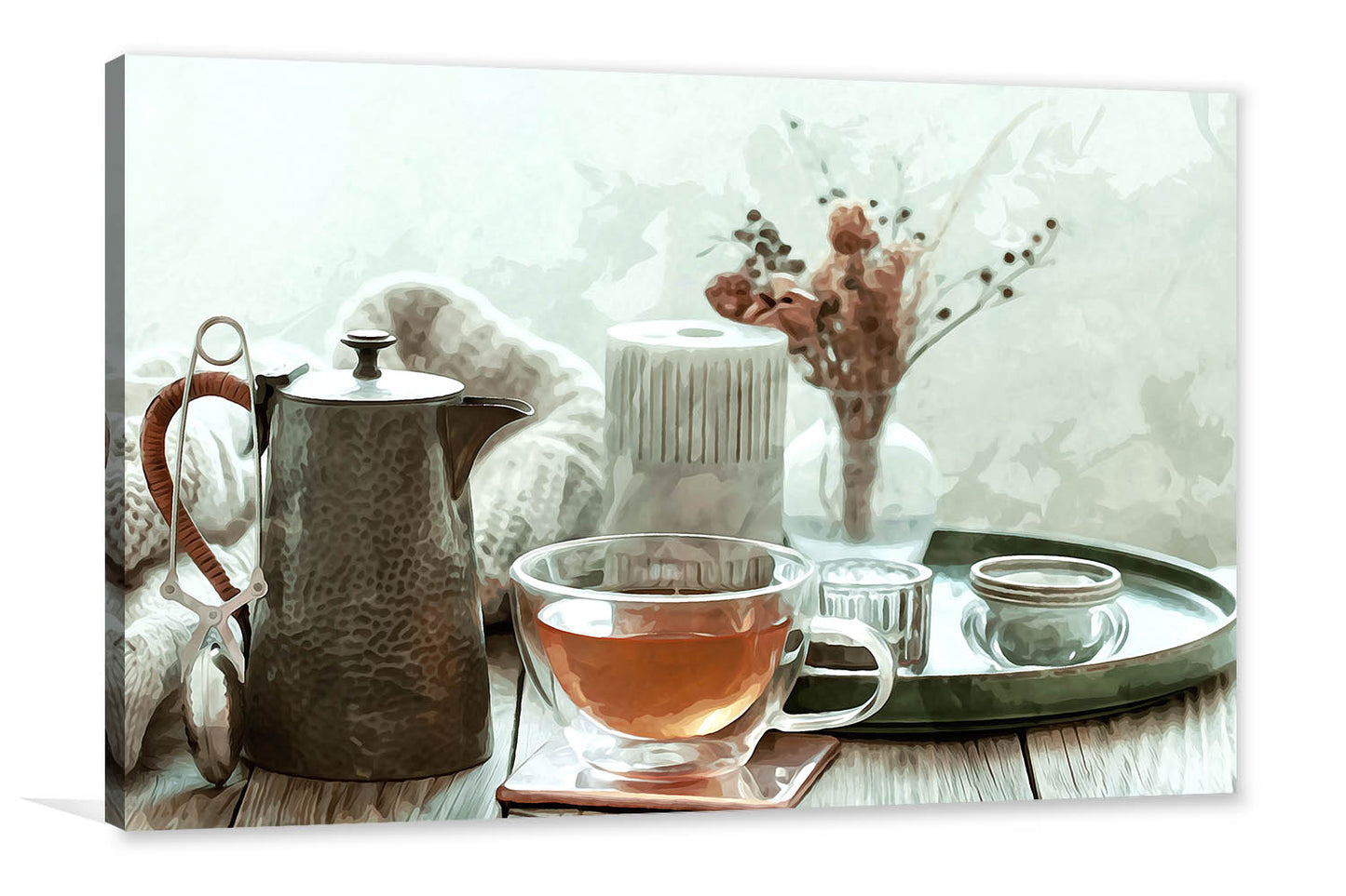 Morning Tea Digital Painting