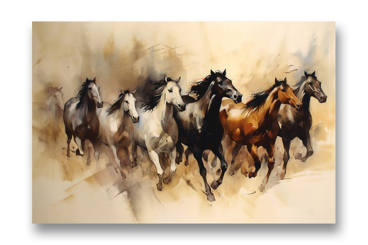 
                  
                    "Gallop of Freedom: Seven Horses Running"
                  
                